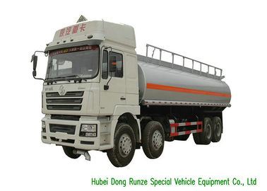 China SHACMAN 10 Wheeler Heavy Oil Tanker Truck , Gasoline Delivery Truck 30000 Liters supplier