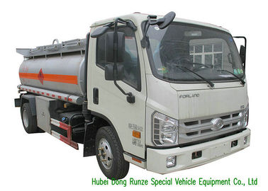 China FOLRAND 3000L Mobile Fuel Transport Trucks , Propane / Gasoline Tanker Truck supplier