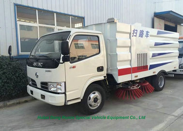 China DFAC Truck Mounted Vacuum Street Sweeper With Cleaning Brushes 4000L Refuse supplier