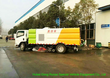China ISUZU EFL 700 Street Washing And Sweeper Truck With Brushes High Pressure Water supplier
