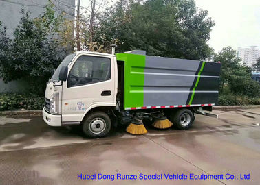China KAMA Mini Road Cleaning Truck With 4 Brushes , Truck Mounted Sweeper supplier