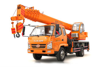 China T.King 10 -12 Ton Hydraulic Truck Crane With 4 Outrigger Telescopic Boom 26M - 36M supplier