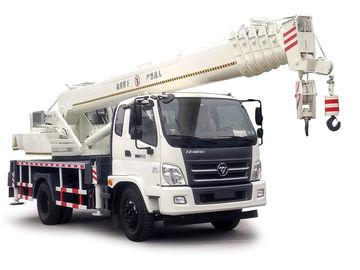 China FOTON Lifting Material Truck Mounted Crane 10-16 Ton , Full Hydraulic Truck Crane supplier