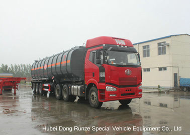 China 30000L -45000L Capacity Chemical Tanker Truck for Fluosilicic Acid / Hexafluorosilicic Acid supplier