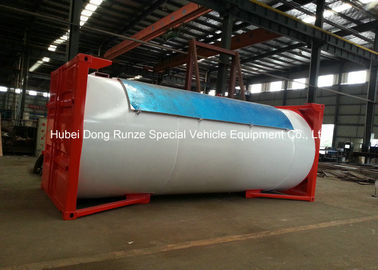 China 20ft Mobile LPG Gas Tank Container Gas Filling Station 20000L With Filling Dispenser supplier
