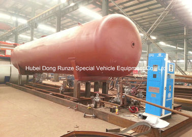 China 50000L LPG Gas Tank Skid Mounted , Propane Gas Tank For Mobile Gas Refilling supplier
