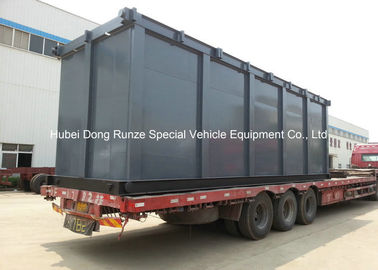 China Skid Mounted 70000L Acid Storage Tank Steel Lined PE For Oilfield Storage supplier