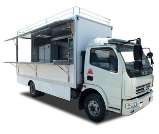 China BVG Street Mobile Vending Trucks , Fast Food BBQ Mobile Restaurant Van supplier