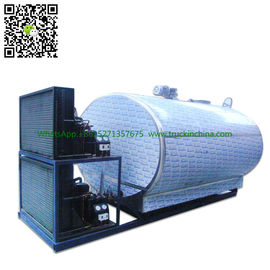 China Stainless steel Milk Cooling Tank  Body For Lorry Trucks  8CBM- 25CBM supplier