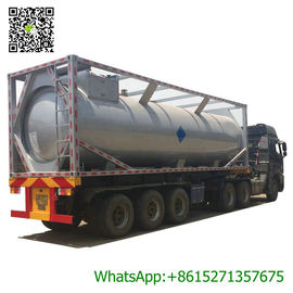 China 30ft Mobile LPG Gas Tank Container Gas Filling Station 30000L  LPG Gas Refilling Skid Plant Station supplier