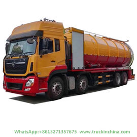 China 30ton Vacuum Sewer Sewage Cleaning Truck (Sewer Septic Tank High Pressure Combined Water Jetting WhatsApp:+8615271357675 supplier