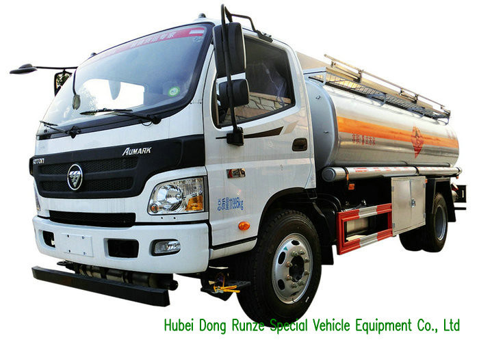FOTON 8000L Road Liquid Tank Truck For Petroleum Oil Transport With PTO