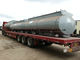 Chemical Road Tankers For Hydrochloric Acid With Steel Lined PE 16mm -18mm Tank Body supplier