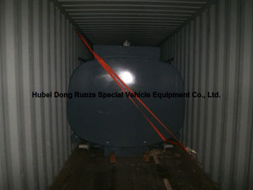 High Strength 17500L Hcl Cargo Hydrochloric Acid Tank For Chemical Truck Body supplier