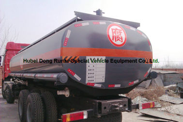 High Strength 17500L Hcl Cargo Hydrochloric Acid Tank For Chemical Truck Body supplier