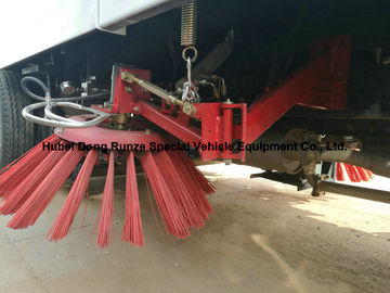 Multifunctional ISUZU Road Cleaning Truck , Vacuum Broom Sweeper Truck supplier