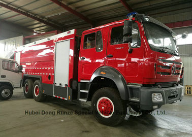 Beiben 2534 RHD /LHD Fire Fighting Water Foam Truck Off Road-6x6 AWD Vehicle EURO3/5 supplier