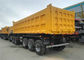 Heavy Duty Dumper Semi Trailer Truck for Sand - Mine Transport   3-Axles Rear Tipper Semi Trailer 45  - 60T supplier