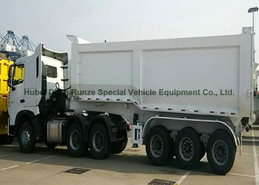 Heavy Duty Dumper Semi Trailer Truck for 3 Axles U shape Hydraulic dump Tipper Trailer 45 - 50 Ton supplier