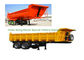 U shaped stone carrying Dump truck semi trailer Heavy Duty  2  Axles 22CBM -25 CBM supplier