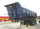 Heavy Duty U Shape End Tipping Rear Dump Semi Trailer For Truck 35 - 45 Ton supplier