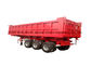 3 axles end tipping semi trailer/rear dump semitrailer for truck 50 - 60 Ton supplier
