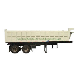 2 axles 3 Axles Hydraulic Rear Dump Semi Trailer  30 ton 60 ton  U shape supplier