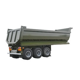 2 axles 3 Axles Hydraulic Rear Dump Semi Trailer  30 ton 60 ton  U shape supplier