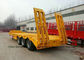 Gooseneck  Tri-axle Hydraulic Ladder Lowbed Semi Trailer Heavy Machine 60ton,80Ton supplier