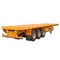 Carry 40ft Or 2*20ft Container  60Ton Flatbe Container Transport Trailer supplier