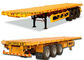 40ft Tri-axle Flatbed Container Carrier Truck Semi Trailer 45 Ton 60 Ton supplier