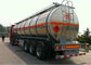 Aluminum Flammable Liquid Fuel Crude Oil Tanker Truck Trailer With Capacity Optional 43 -49 M3 supplier