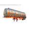 Aluminum Flammable Liquid Fuel Crude Oil Tanker Truck Trailer With Capacity Optional 43 -49 M3 supplier