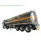 5083 Aluminium Alloy Tank Semi Trailer 40000L , Fuel Oil Delivery Tanker 3 Axle supplier