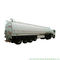 45m3 Aluminum Tank Semi Trailer Tri Axle For Diesel ,Oil , Petrol , Fuel Transport supplier