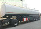 53m3  Steel Fuel Tanker Semi Trailer  4 Axles For Diesel ,Oil , Gasoline, Kerosene  Transport   50Ton supplier