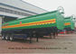 Liquid Flammable Tank  Semi Trailer 3 Axles For Diesel ,Oil , Gasoline, Kerosene 45000Liters Transport supplier
