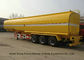 Carbon Steel 3 Axles Tank Semi Trailer For Diesel , Oil , Gasoline , Kerosene Transport supplier