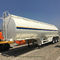 Liquid Flammable Gasoline Tanker  Semi Trailer 3 Axles For Diesel ,Oil , Kerosene 45000Liters Transport supplier