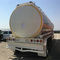Liquid Flammable Gasoline Tanker  Semi Trailer 3 Axles For Diesel ,Oil , Kerosene 45000Liters Transport supplier