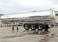 Liquid Flammable Petroleum Road Transport  44000 Liters 3 Axles Aluminum Fuel Tanker supplier