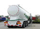 Steel Bulk Cement Powder Tank Semi Trailer 3 Axle V Shape 66cbm With Air Compressor supplier