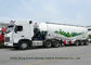 Steel Bulk Cement Powder Tank Semi Trailer 3 Axle V Shape 66cbm With Air Compressor supplier