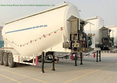 48-60cbm Tri Axle Tank Semi Trailer For Carry Bulk Cement With Carbon Steel Tank supplier