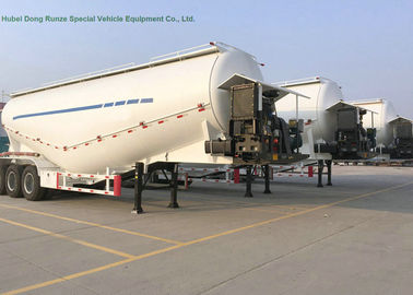 48-60cbm Tri Axle Tank Semi Trailer For Carry Bulk Cement With Carbon Steel Tank supplier