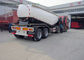 2 Axles V Type Tank Semi Trailer For Dry Powder Meterial Carry 40 - 45 M3 Capacity supplier