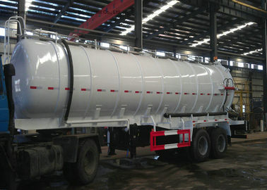 2 Axles Sewer Vacuum Suction Semi Trailer For Off Road And Oil Field Operation 20000L supplier