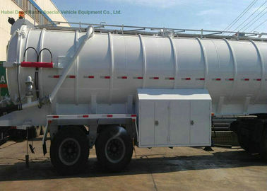 2 Axles Sewer Vacuum Suction Semi Trailer For Off Road And Oil Field Operation 20000L supplier