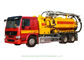 Industrial 16 Cbm Combination Jetting Vacuum Truck / Sewer Cleaning Vehicles supplier