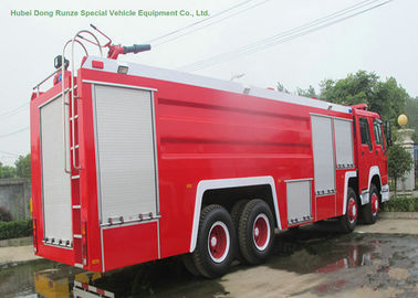 Multi Purpose HOWO 8x4 Fire Pumper Truck With Water Tank 24 Ton For Fire Fighting supplier